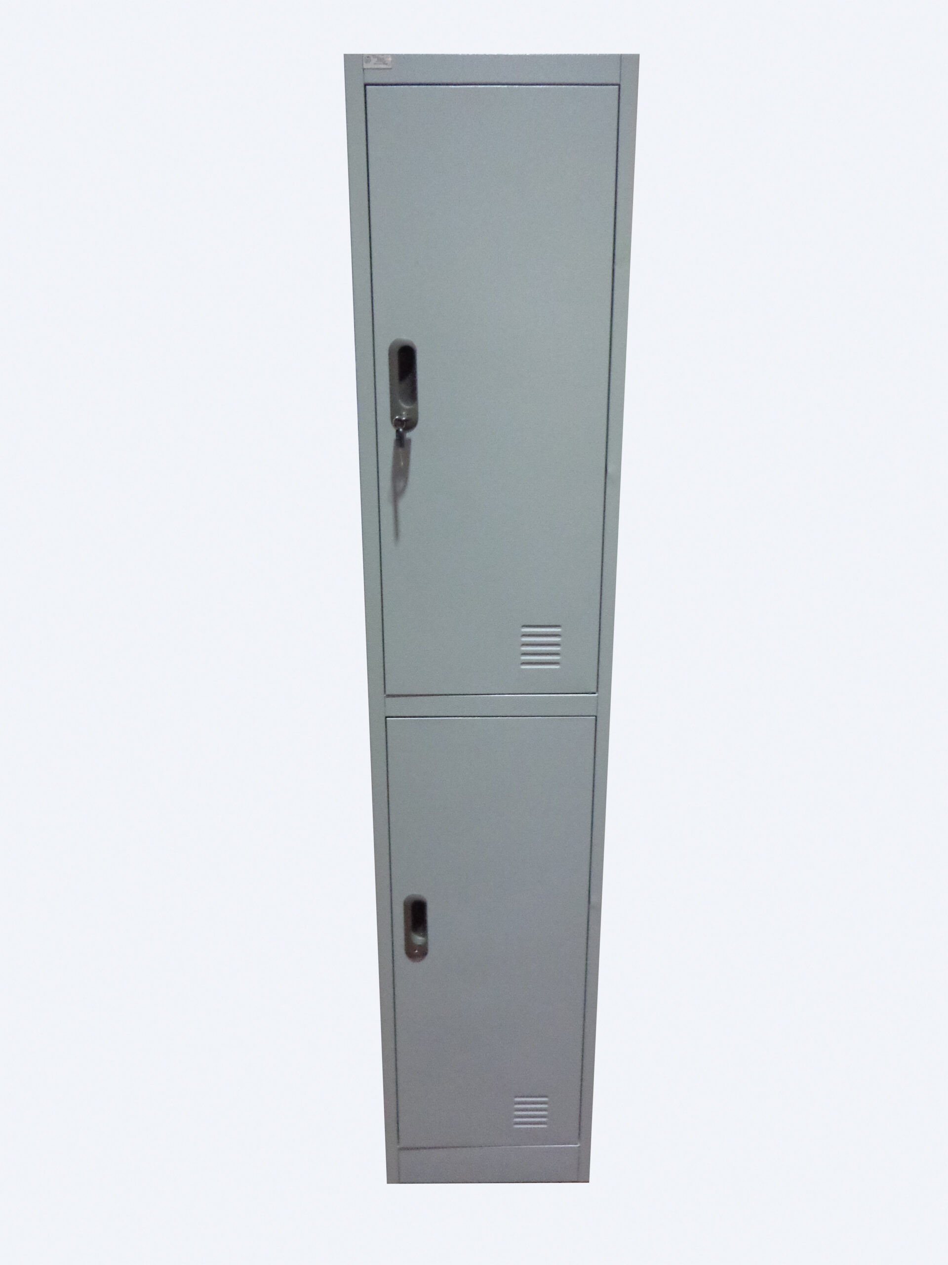 Armário metálico vestiário de 2 compartimentos 1/2