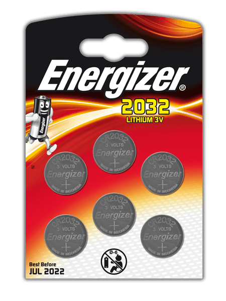 Pilha alcalina Energizer 2032